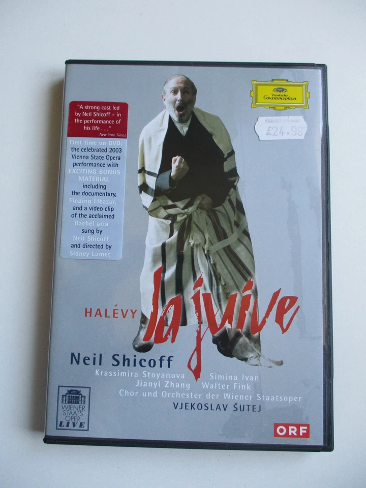 HALEVY - LA JUIVE - 2-DISC DVD NEIL SHICOFF SUEJ STOYANOVA - VIENNA STATE OPERA - Image 1 of 1