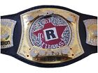  Edge Rated R Spinner Championship (4MM) Belt Adult Size champion Mattel brass 