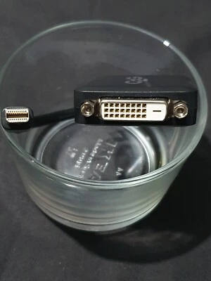 MIni DP Display Port Male to DVI-D & DVI-I Female Adapter Cable Converter Lead - Image 1 of 3