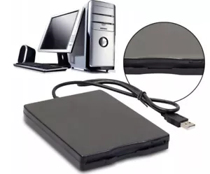 Externes USB Emulator Diskettenlaufwerk Floppy Drive Disk 1.44MB 2HD 3,5 Zoll - Bild 1 von 7