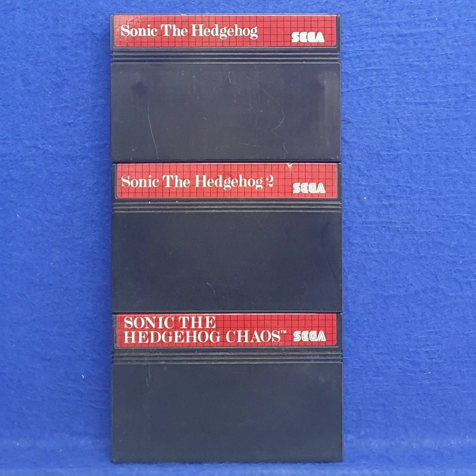 Master System SONIC THE HEDGEHOG Game Carts PAL REGION FREE- Make Your Selection - Image 1 of 1
