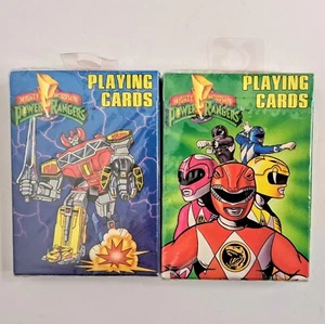 Lote de 2 paquetes de cartas Power Ranger 1994 vintage nuevas selladas Dinozords etc. - Imagen 1 de 4