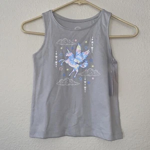 Wonder Nation Girls Sz S (6-6X) Unicorn Tank Top  - Picture 1 of 6