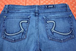 Rock & Republic Womens Low Rise Boot Cut Jeans. Label Size: 30 Actual: 34X29 - Picture 1 of 11