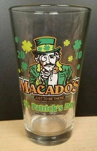 Macados 2010 st. Patrick's day Collectible Beer glass  - Picture 1 of 5