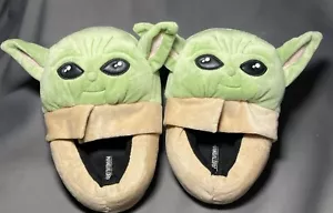 SÜSS UND WEICH - Star Wars The Mandalorian Baby Yoda Kinder Hausschuhe Größe 2-3 - Bild 1 von 11
