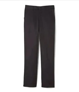 boys Adjustable Waist Relaxed Fit (Standard & Husky) Pants, Black, 10 US New Tag - Picture 1 of 8