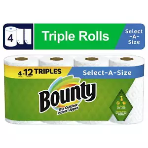 Towels Select-a-Size, 4 Triple Rolls - Picture 1 of 11