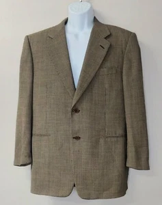 Canali Made In Italy Mens Blazer Sport Coat 2 Button 100% Wool 40S - Imagen 1 de 5