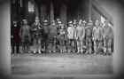 A4 Photo Cornwall Cornish Tin Miners By Pit In Helmets