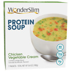 WonderSlim Protein Soup, Chicken & Vegetable Cream - 80 Calories, 0g Fat, 12g Pr