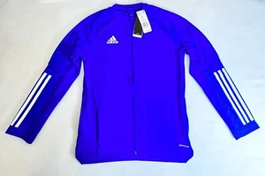 adidas Originals Kids Con20 Track Soccer Jacket * Royal Blue NWT 🌺 Size L - Picture 1 of 5