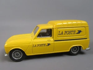 B620 Vintage Solido 1325 Francia Renault 4 F6 Furgonetta La Poste Gialla 1:43 - Foto 1 di 7