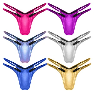 DE Sexy Damen Low Rise Micro Tanga/G-String Mini Höschen/Slips Unterwäsche Tanga - Bild 1 von 45