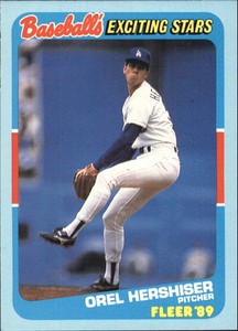 1989 Fleer Exciting Stars Baseball Card #24 Orel Hershiser