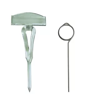 PACK DE 10 Precio portabilletes provisión pin palo en delicatessen carnicerías catering - Imagen 1 de 5