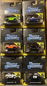 Muscle Machines 1:64 - Maisto Muscle Machines Series 1 - Set of 6 Diecast Cars - Picture 1 of 7