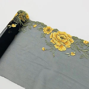 1 yarda Encaje Bordado Flor Cinta Malla Ropa Costura Boda Decoración Hágalo usted mismo - Imagen 1 de 7