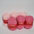 Vintage Tina Of California Pink Ultra Loft Yarn 100% Orlon Acrylic 6 Skeins