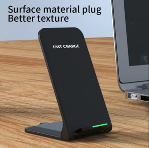 30W Wireless Charger Stand Pad For iPhone 14 13 12 11 Pro X XS Samsung BLACK - Picture 1 of 1