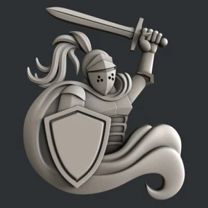 3d STL models for CNC, Artcam, Aspire, relief knight - Imagen 1 de 5