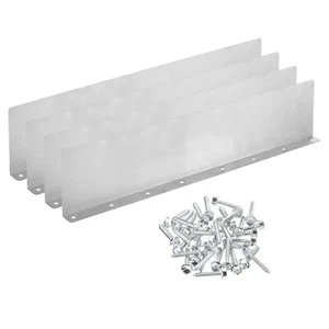 4pcs Gutter Valley Splash Guards Downspout Diverter Roof Rain Diverter - Picture 1 of 7