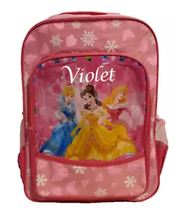 BNWT Girls Cool Personalised Princess Pink Overnight Carry On Baggage Backpack - Picture 1 of 2