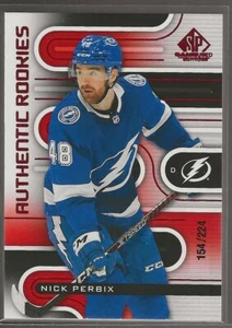 2022-23 SP Game Used #212 Nick Perbix (RC) -Red 154/224- Lightning - Picture 1 of 2