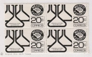 Mexico Scott# 1166 20c Exporta Serie 2 Block of 4 MNH - Picture 1 of 1