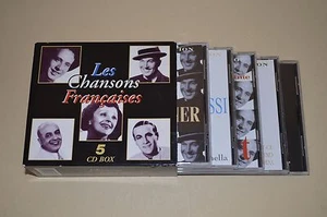 Les Chansons Francaises / Ventura, Piaf, Trenet, .../ ARC Records / 5CD Box Rar - Bild 1 von 1