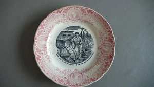 Ancienne assiette PEXONNE FF - humour militaire - Imagen 1 de 1