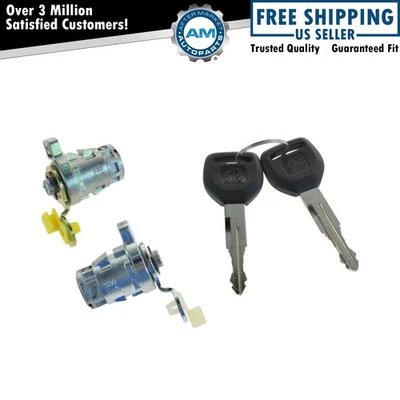 Door Lock Cylinder Front Set Kit with Keys for Honda S2000 Accord Civic Odyssey - Image 1 of 4