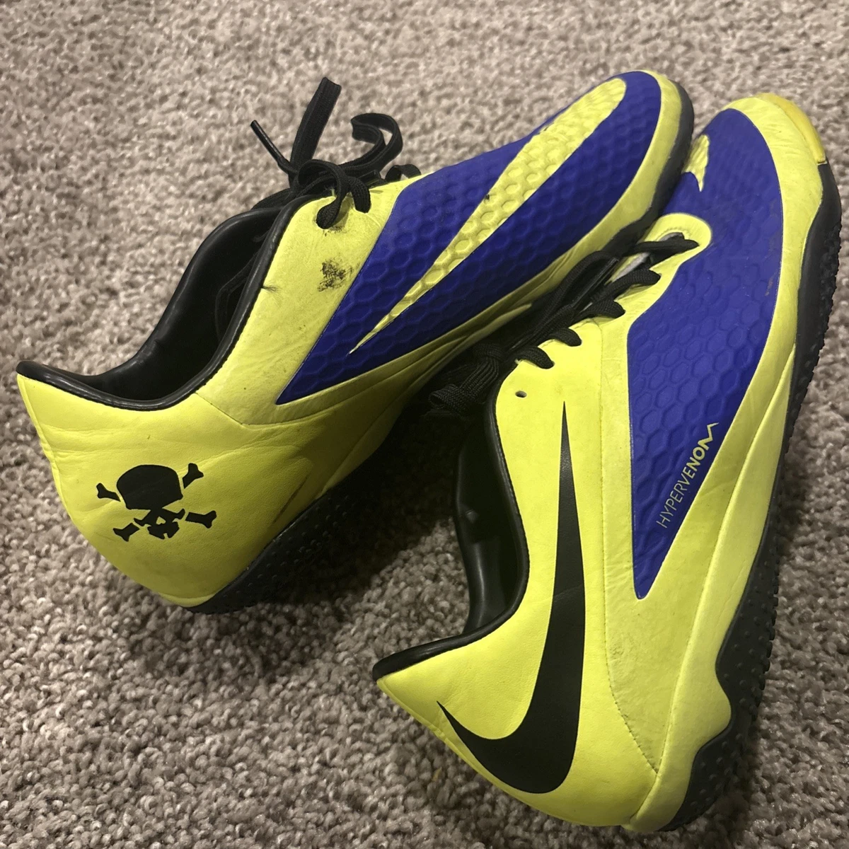 Nike Hyper Venom イエロー/パープル US7 25cm Nike Hypervenom Soccer