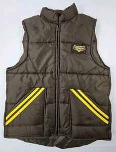 VTG Rare 80s VERMEER CORP. Upstream Premium Division Vest Puffer Down USA CLEAN - Picture 1 of 11