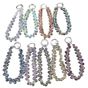 Sparkling Trendy Charm Lanyard Phone Chain Elegant Pendant For Purse and Mobile - Photo 1/16