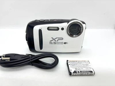 Fujifilm FinePix XP130 White Waterproof Compact Camera Excellent Condition - Image 1 of 4