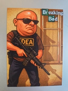 Breaking Bad Custom Caricature Card - Hank Schrader - Picture 1 of 2