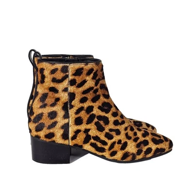 Botines Talbots Clásicos Leopardo Dakota Botines Cuero Genuino Talla 7M Foto 1 de 4