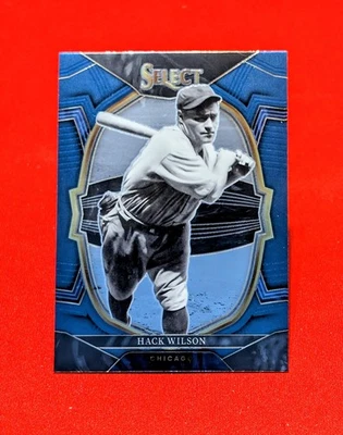 🔥Hack Wilson Blue Prizm -2023 Panini Select Concourse #42 Chicago Cubs - Image 1 of 2