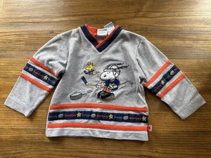 Snoopy Peanuts Hockey Shirt Vintage Woodstock Size 3T Children’s Apparel Network - Picture 1 of 10