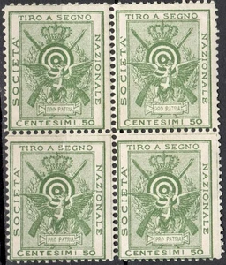 ER10124 Erinnofilo/Marca: Tiro a segno Nazionale cent.50 - Picture 1 of 1