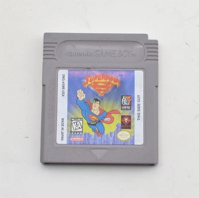 Superman (Nintendo Game Boy, 1997) Authentic Tested Game Cartridge Only - Image 1 of 2