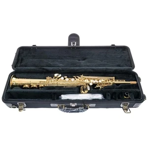 YANAGISAWA STRAIGHT SOPRANO Saxophone - S-WO1 UL in UNLACQUERED BRASS ShipsFree - Picture 1 of 20