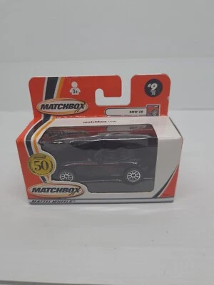 50 YEAR ANNIVERSARY MATCHBOX MB #9 BMW Z8 CONVERTIBLE BLACK NEW IN BOX 95811 NIB - Image 1 of 4
