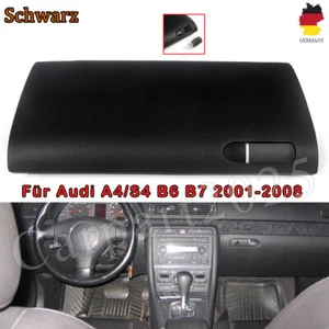Handschuhfach Deckel Abdeckung für Audi A4 8E B6 B7 Handschuhfächer Schwarz Neu - Bild 1 von 14