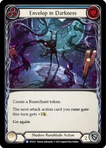 Envelop in Darkness (Blue) Rare Dusk Till Dawn Flesh and Blood TCG NM - Bild 1 von 1