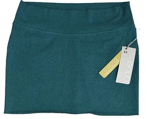 NWT ~ NIRVANA ANUE Knit Stretch Skirt GREEN ~ (Junior ) Size X-Small - Picture 1 of 6