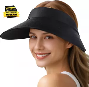 Sun Hats for Women - Wide Brim Sun Visor Hat for Women, UPF50+ Lightweight Folda - Picture 1 of 7