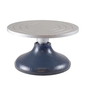 POTTERY WHEEL POTTERS METAL BANDING TURNTABLE FOR CLAY MODELLING 18cm DIAMETER - Picture 1 of 3