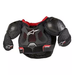 protezione alpinestars BIONIC ACTION KICKSTART CHEST GUARD BLACK RED - Picture 1 of 1